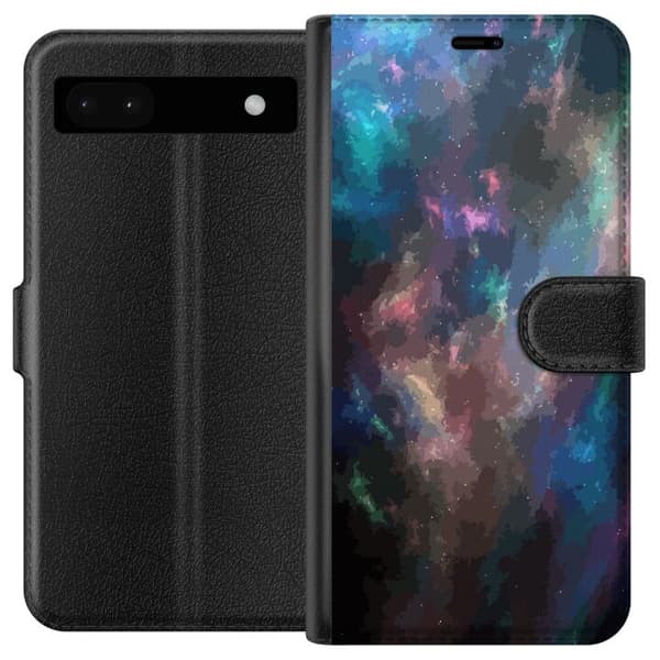 Kompatibel Tegnebogsetui til Google Pixel 6a Galakse Marmor