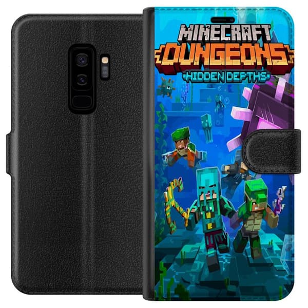 Kompatibel Tegnebogsetui til Samsung Galaxy S9+ Minecraft