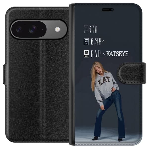Kompatibelt Plånboksfodral till Google Pixel 9 KATSEYE blond modebild