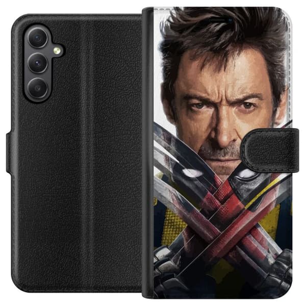 Kompatibelt Lommeboketui til Samsung Galaxy S23 FE Deadpool & Wolverine