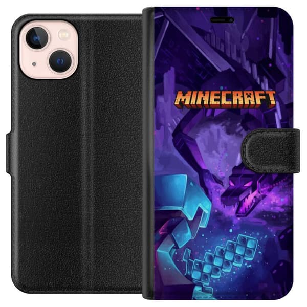 Kompatibelt Plånboksfodral till Apple iPhone 13 mini Minecraft