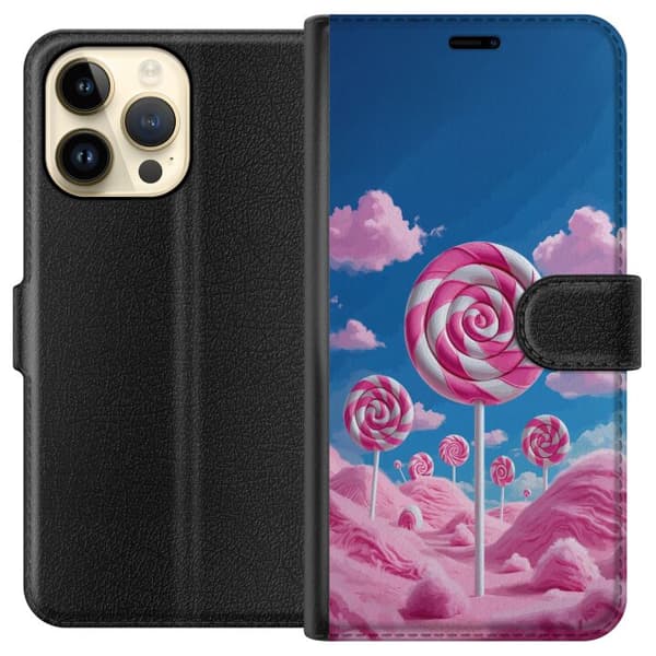 Kompatibel Tegnebogsetui til Apple iPhone 15 Pro Max Vidunderligt landskab med store køller