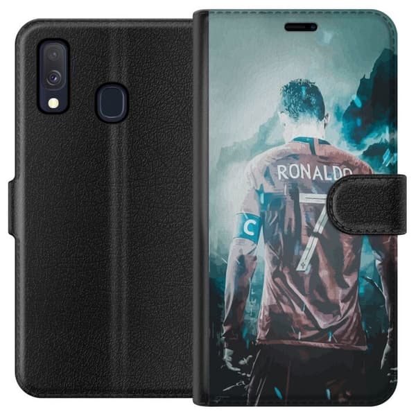 Kompatibelt Plånboksfodral till Samsung Galaxy A40 Ronaldo
