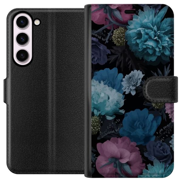 Kompatibelt Plånboksfodral till Samsung Galaxy S23+ Blommor