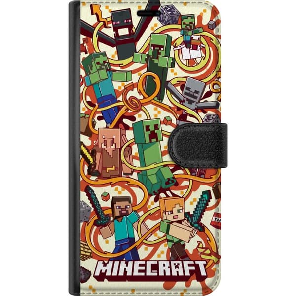 Kompatibelt Plånboksfodral till Samsung Galaxy S8 Minecraft