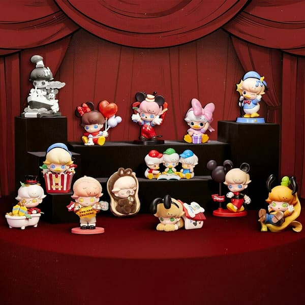 POP Mart DIMOO World × Disney Series Figures Vinyl Plush Blind Box