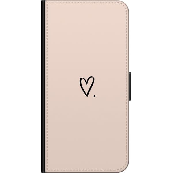 Kompatibel Tegnebogsetui til Motorola Moto G9 Play Hjerte