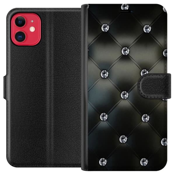 Kompatibelt Plånboksfodral till Apple iPhone 11 Big as diamond