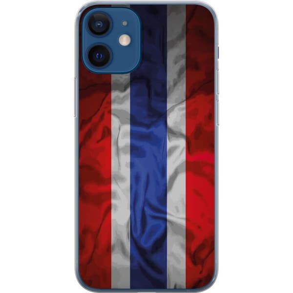Kompatibelt Mobildeksel til Apple iPhone 12 mini Ren flaggdesign med nasjonale farger