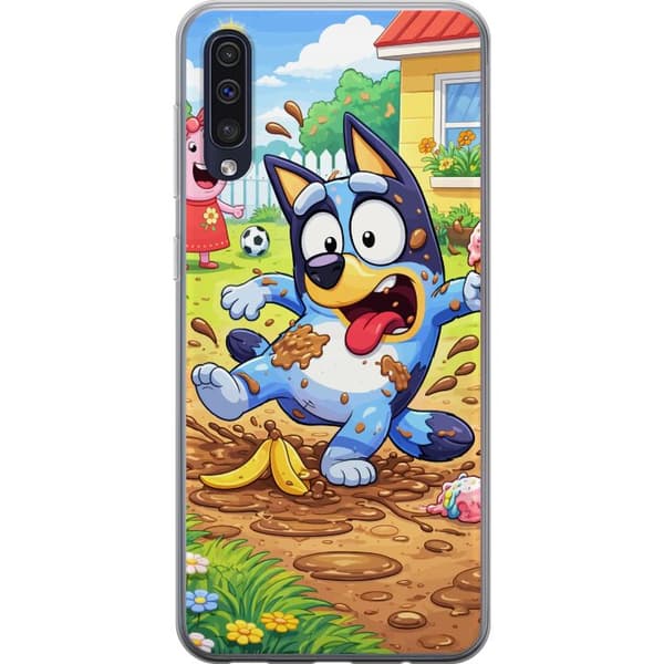 Kompatibelt Mobildeksel til Samsung Galaxy A50 Blåy