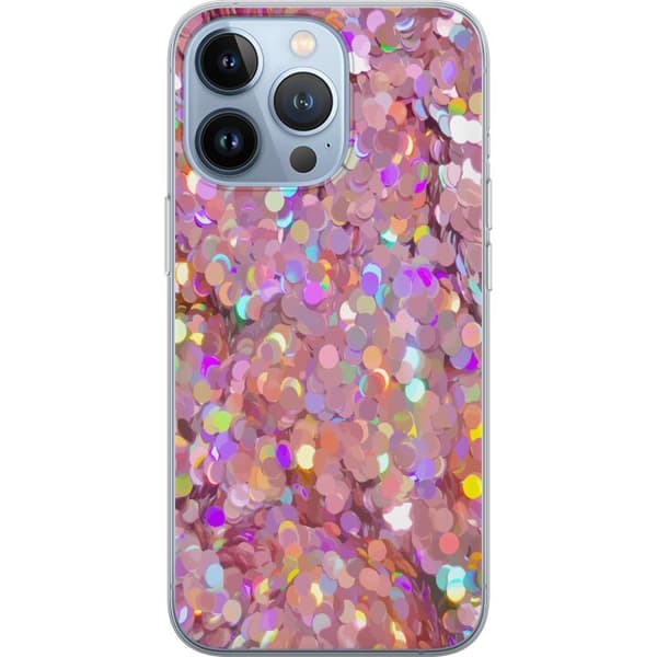 Kompatibelt Mobilskal till Apple iPhone 13 Pro Rosa glitter