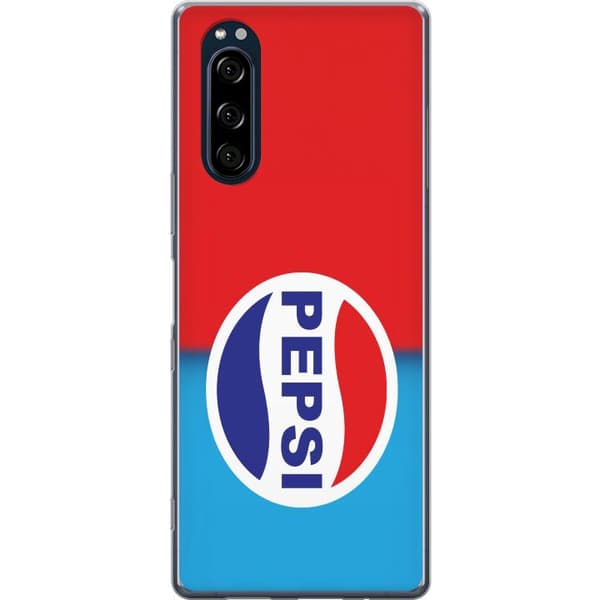 Kompatibelt Mobildeksel til Sony Xperia 5 Ikonisk Pepsi-design