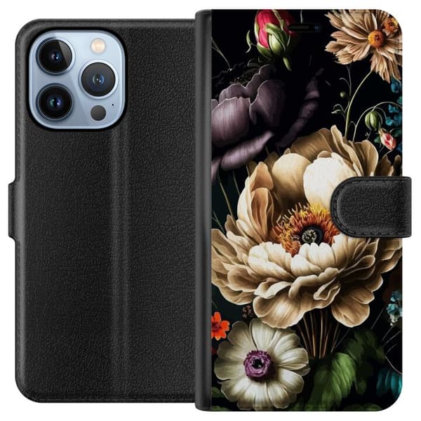 Yhteensopiva Lompakkokotelo Apple iPhone 13 Pro Kukat