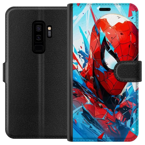 Kompatibelt Lommeboketui til Samsung Galaxy S9+ Spiderman
