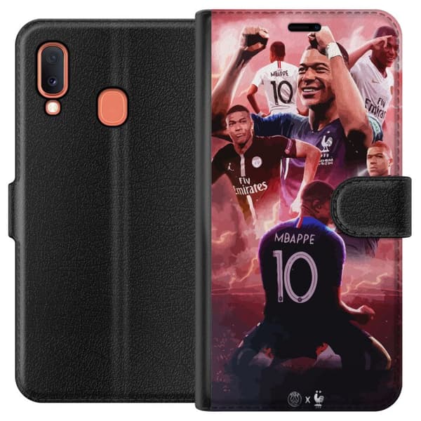 Kompatibelt Plånboksfodral till Samsung Galaxy A20e Kylian Mbappé
