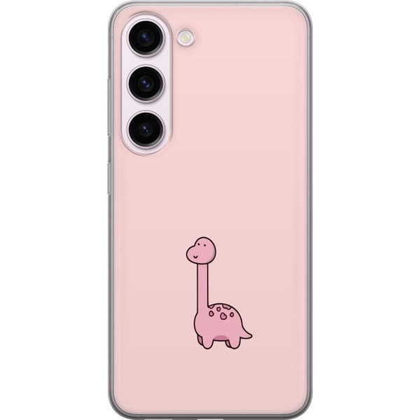 Kompatibelt Mobildeksel til Samsung Galaxy S23 Rosa dinosaur