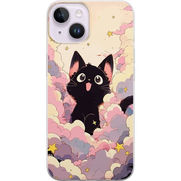 Kompatibelt Mobilskal till Apple iPhone 14 Plus Kawaii Katt