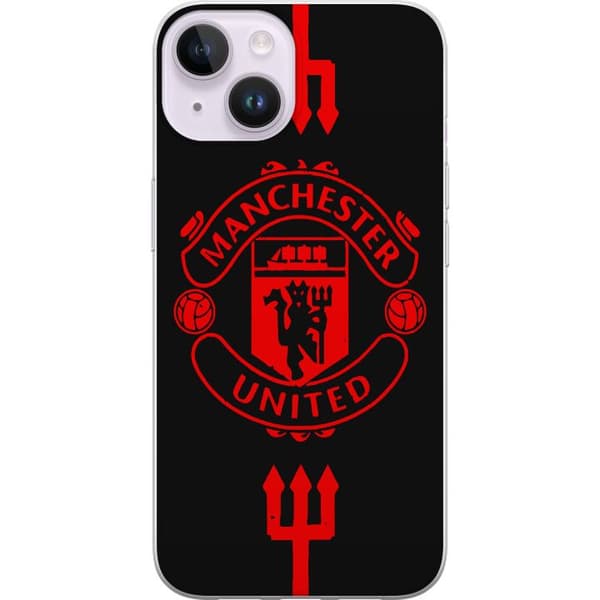 Kompatibelt Mobildeksel til Apple iPhone 15 ManchesterUnited