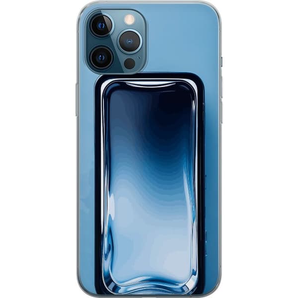 Kompatibelt Mobildeksel til Apple iPhone 12 Pro Max Blå glaseffekt