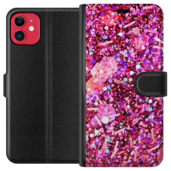 Kompatibelt Plånboksfodral till Apple iPhone 11 Glitter
