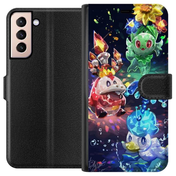 Kompatibelt Plånboksfodral till Samsung Galaxy S21 Pokémon