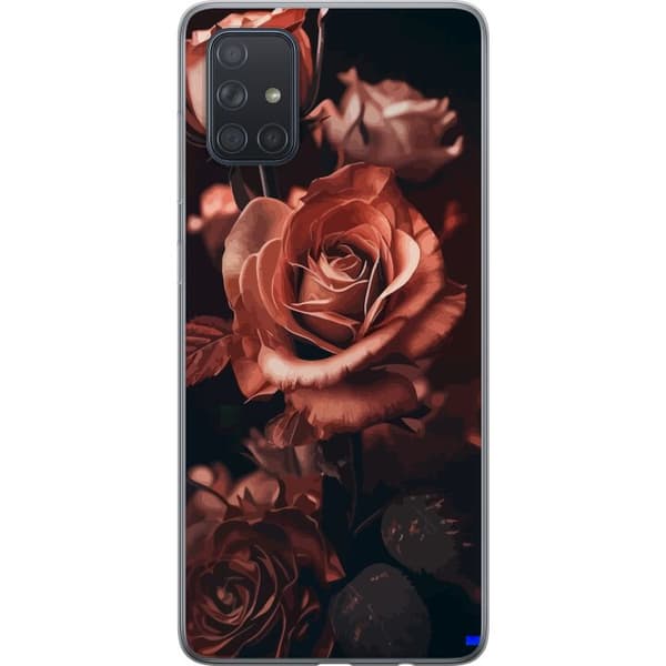 Kompatibelt Mobildeksel til Samsung Galaxy A71 Blomster