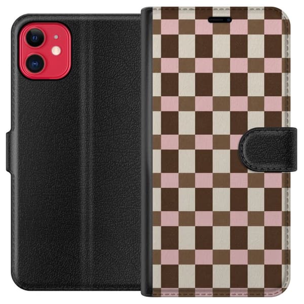 Kompatibelt Plånboksfodral till Apple iPhone 11 Strawberry Mocha