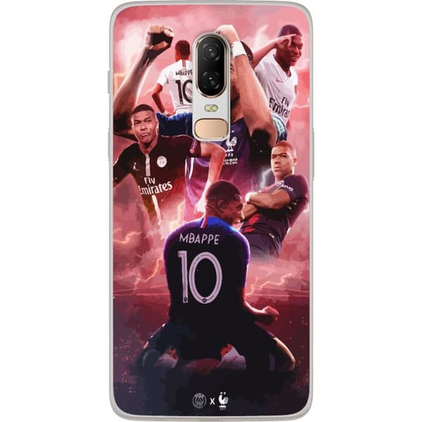 Kompatibelt Mobildeksel til OnePlus 6 Kylian Mbappé