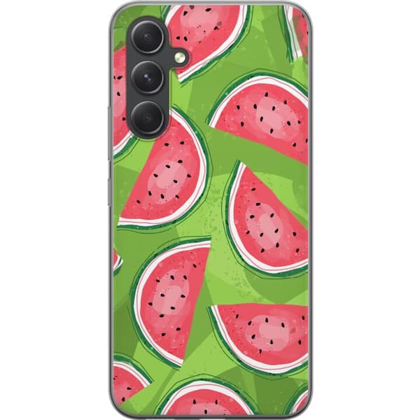 Kompatibelt Mobilskal till Samsung Galaxy S24 Vattenmelon