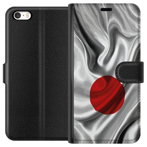 Kompatibel Tegnebogsetui til Apple iPhone 5 Modern rumdesign med abstrakt planet