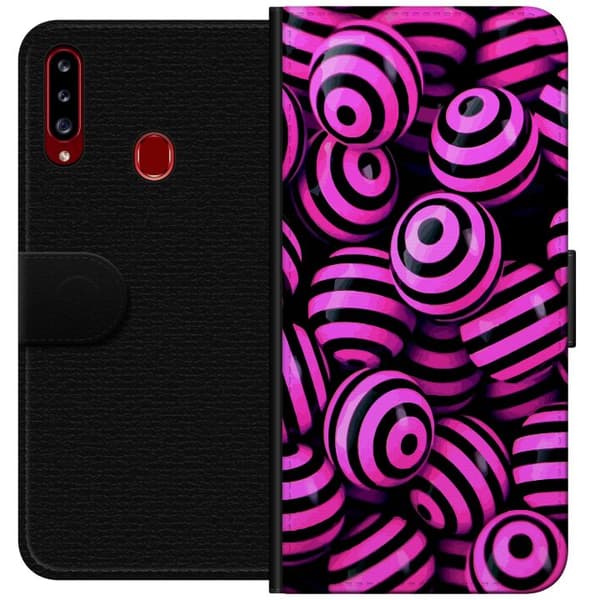 Kompatibelt Plånboksfodral till Samsung Galaxy A20s Möster