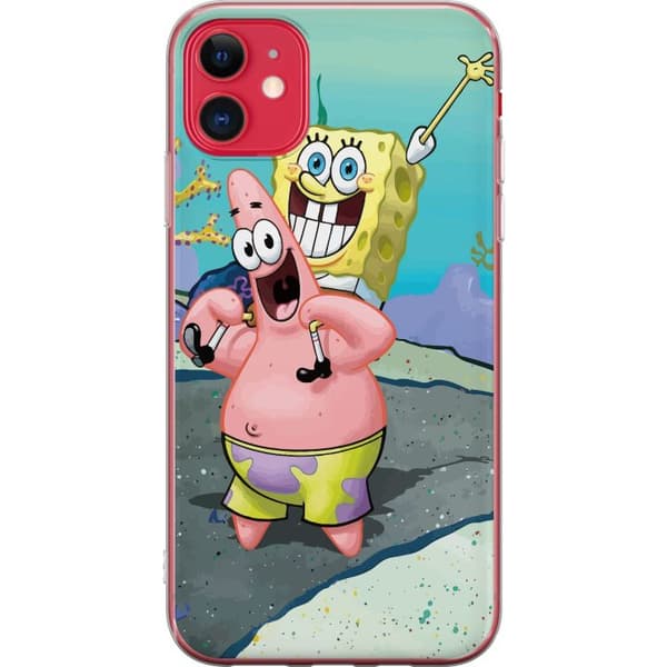 Kompatibelt Mobildeksel til Apple iPhone 11 SpongeBob Firkant