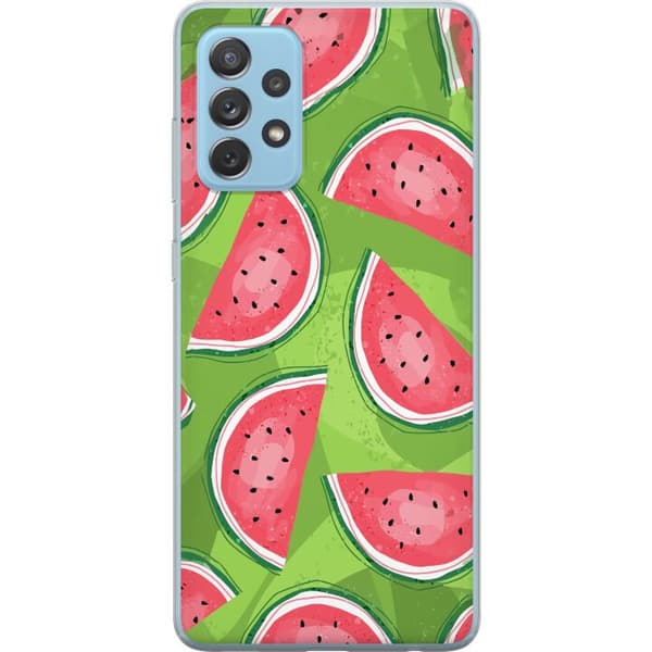 Kompatibelt Mobilskal till Samsung Galaxy A52 5G Vattenmelon