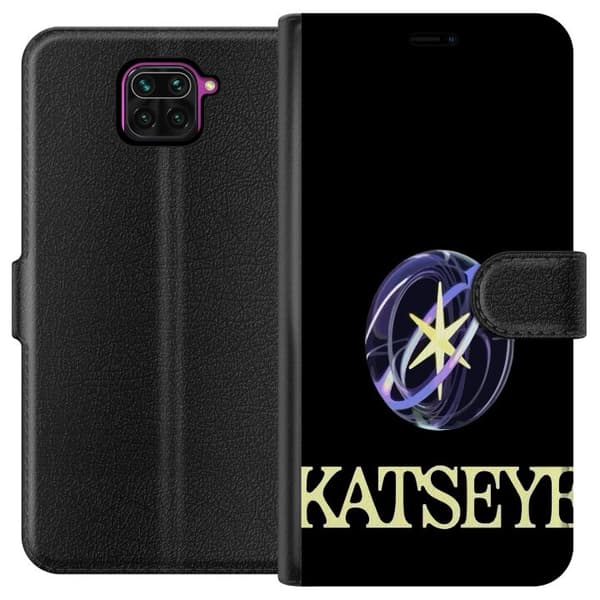 Kompatibelt Plånboksfodral till Xiaomi Redmi Note 9 KATSEYE logotyp