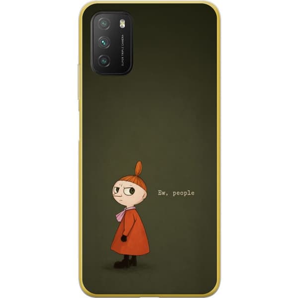 Kompatibelt Mobilskal till Xiaomi Poco M3  Tecknad flicka med citat