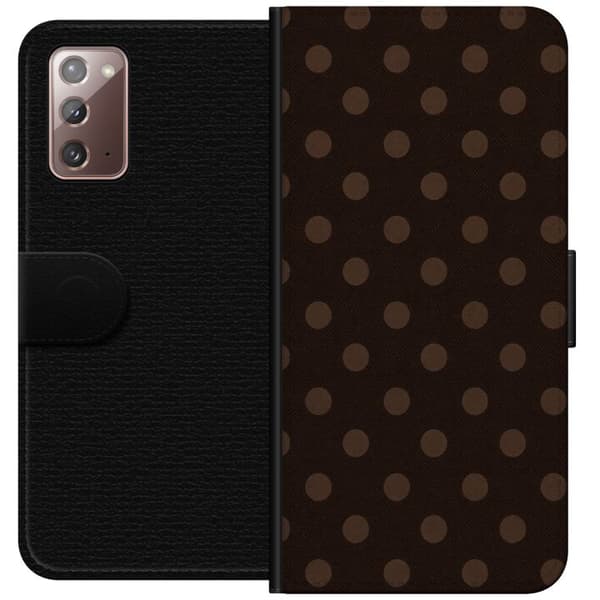 Kompatibelt Lommeboketui til Samsung Galaxy Note20 Mokka Pop