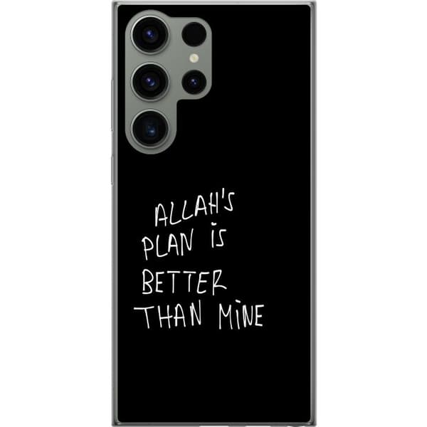 Kompatibelt Mobildeksel til Samsung Galaxy S23 Ultra Allahs plan är bättre än min