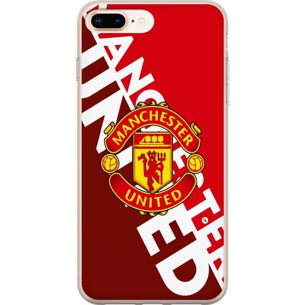 Kompatibelt Mobildeksel til Apple iPhone 8 Plus Manchester United FC