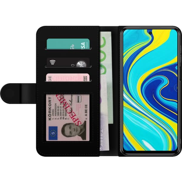 Kompatibelt Plånboksfodral till Xiaomi Redmi Note 9S Bluey