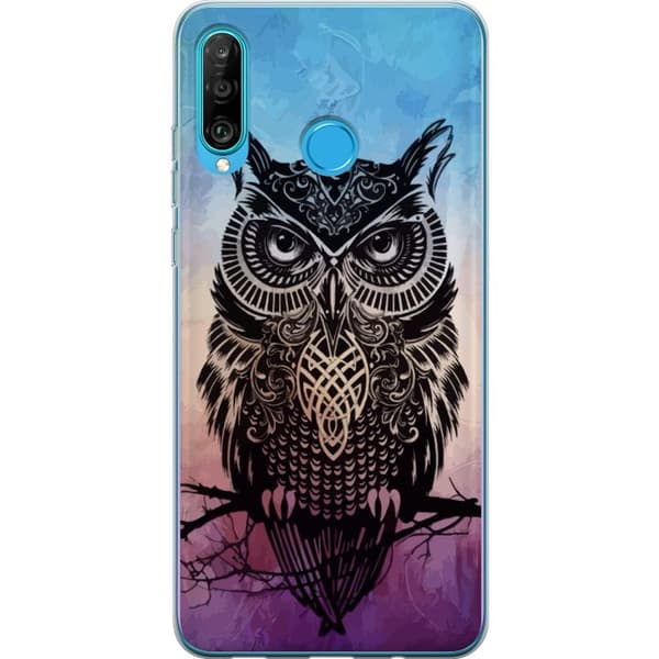 Kompatibelt Mobilskal till Huawei P30 lite Owl