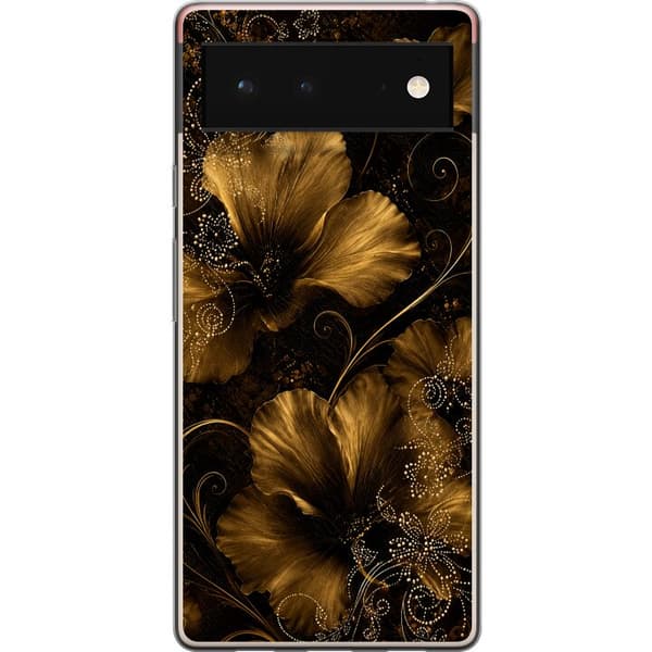 Kompatibelt Mobilskal till Google Pixel 6 Golden Bloom