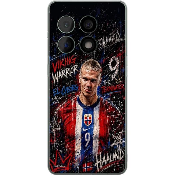 Kompatibelt Mobildeksel til OnePlus 10 Pro Erling Haaland graffiti