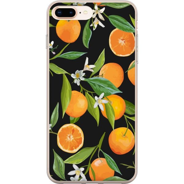 Kompatibelt Mobildeksel til Apple iPhone 8 Plus Appelsinjuice