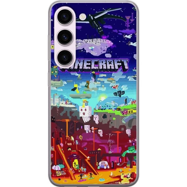 Kompatibelt Mobildeksel til Samsung Galaxy S23 MineCraft