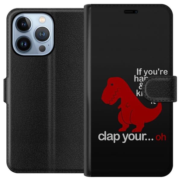 Yhteensopiva Lompakkokotelo Apple iPhone 13 Pro Dinosaurus