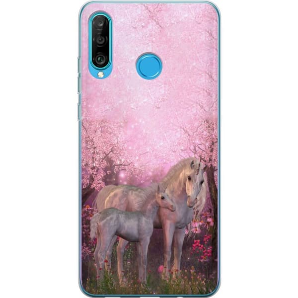 Kompatibelt Mobilskal till Huawei P30 lite Unicorn