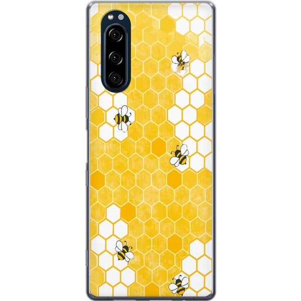 Kompatibelt Mobildeksel til Sony Xperia 5 Bin och honungskaka