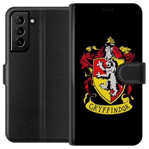Kompatibel Tegnebogsetui til Samsung Galaxy S21+ 5G Harry Potter - Gryffindor