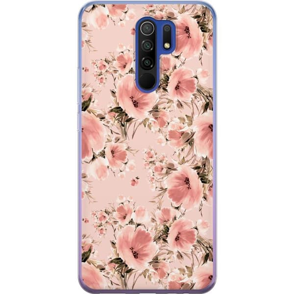Kompatibelt Mobilskal till Xiaomi Redmi 9 Blommor