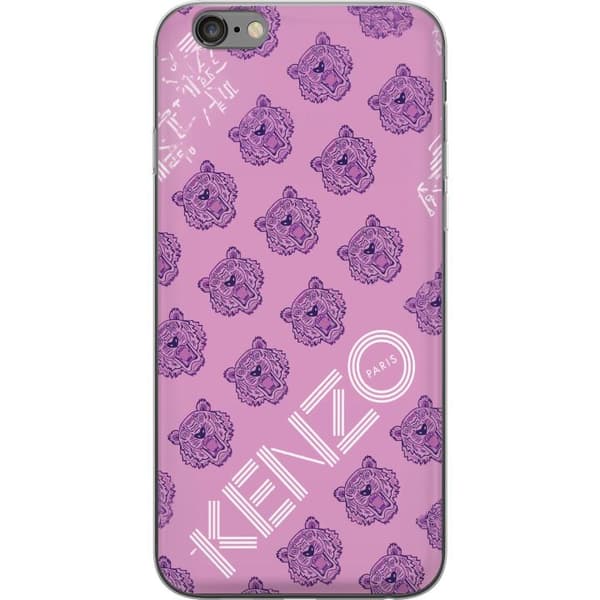 Kompatibelt Mobildeksel til Apple iPhone 6 Plus Trendy tigermotiv i rosa design